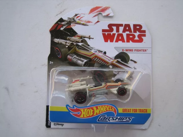 Star Wars X-Wing Fighter Carships Last Jedi Hot Wheels Car Ships 2016