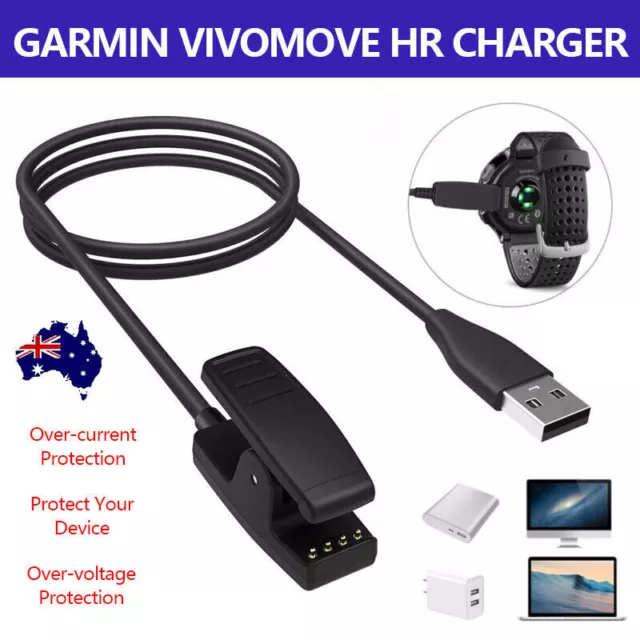 USB Charging CABLE Clip Charger Cord for Garmin Forerunner 235 735XT Vivomove HR