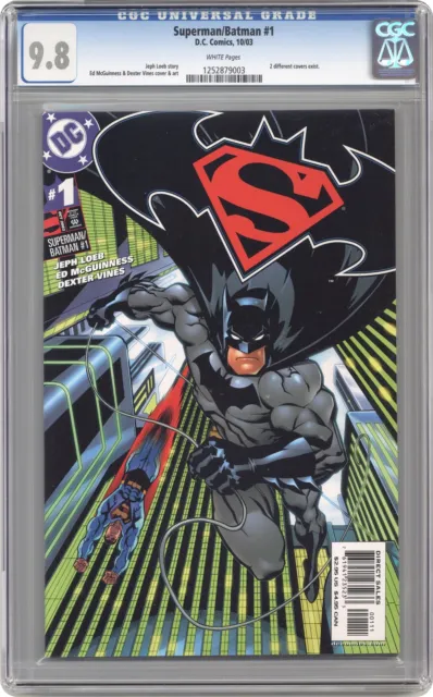 Superman Batman 1B McGuinness Batman Variant CGC 9.8 2003 1252879003