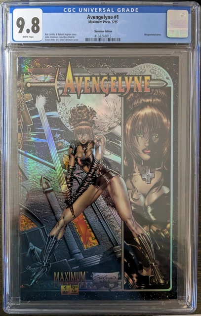 Avengelyne #1 - Cgc 9.8 - Wraparound Cover - Rob Liefeld Story - Chromium Ed.
