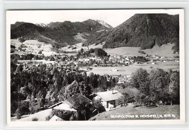 918922) AK  Ruhpolding mit Hochfelln, 1955