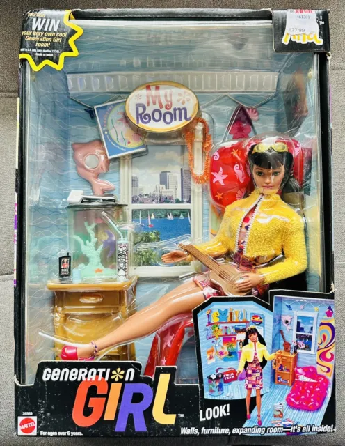 2000 Mattel Barbie Generation Girl My Room Ana NIB
