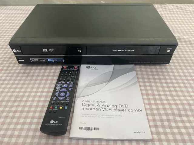 LG RC689D VCR DVD Combo Recorder Player with Remote
