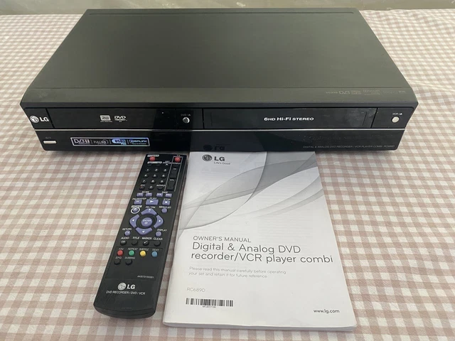 Buy LG RC689D DVD Recorder & VHS Combo Player with SD Tuner - No Remote