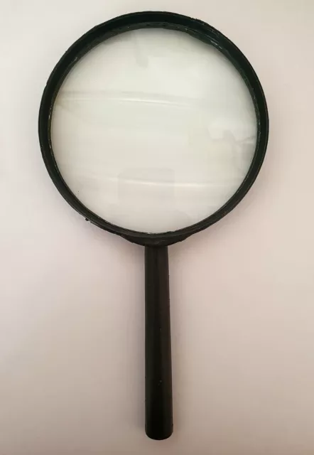 LENTE DI INGRANDIMENTO rotonda nera diametro 9 cm EUR 8 00