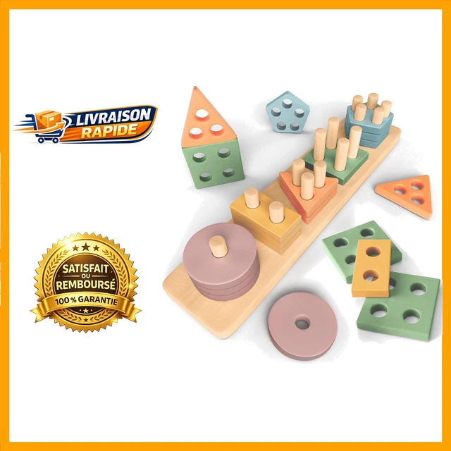JEUX MONTESSORI 2 3 4 5 Ans, Victse Jouet pour Comptage et Tri, Jeu de Tri... EUR 39,99 - FR