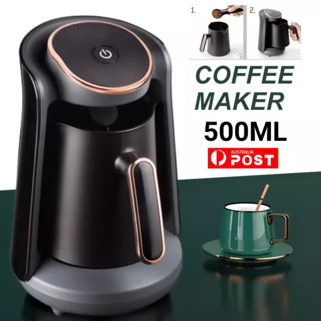 Turkish/Greek coffee machine automatic 1-4 Cups Automatic Power off 450-500ML AU