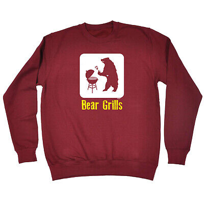 Bear Grills - Mens Womens Novelty Clothing Funny Sweatshirts Jumper Sweatshirt
