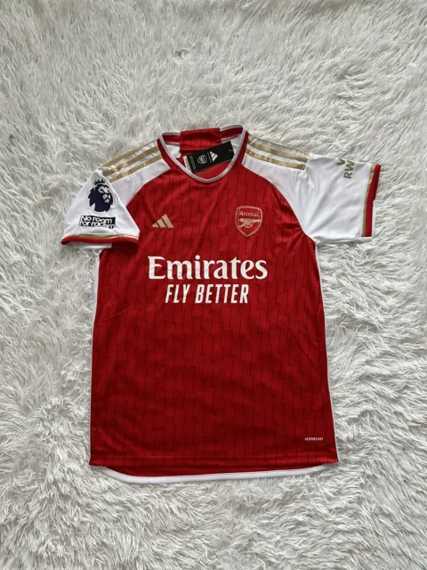 Bukayo Saka Arsenal Premier League Home Red New Men's Soccer Jersey - Size L