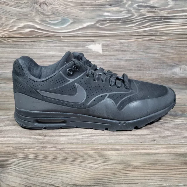 Womens Size 8.5 Nike Air Max 1 Ultra Moire Triple Black Trainers 704995-003