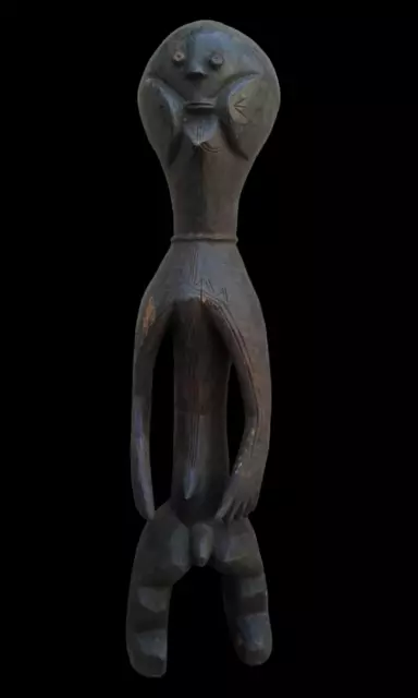 Art africain-Africa art:Statue-masque en bois mumuyé du Nigeria