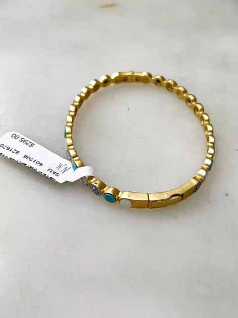 FREIDA ROTHMAN Coastal disc hinge bangle bracelet $295