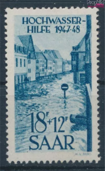 Briefmarken Saarland 1948 Mi 258 mit Falz (10215904