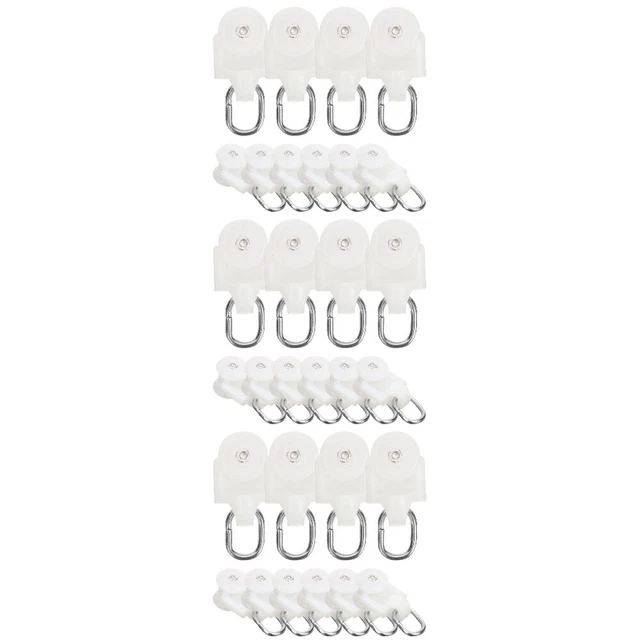 Kit di riparazione per tende in plastica, 25 mm, ricambio sicuro per bambini, raccordi per aste per tende/staffe per tende oscuranti