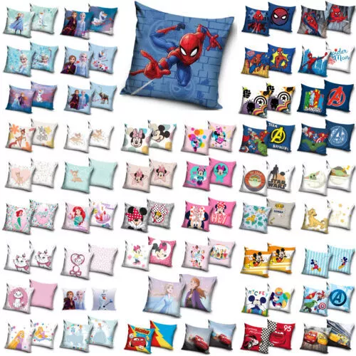 Disney Marvel Funda de Cojín Terciopelo Efecto Velour Funda de Almohada 40x40cm