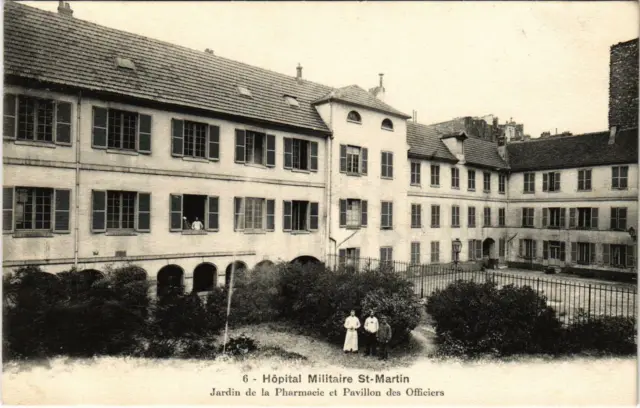 CPA PARIS Hospital Militaire St-Martin Jardin de la Pharmacie (971609)