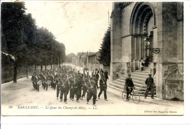 CP 55 MEUSE - Bar-le-Duc - Le quai du Champ-de-Mars