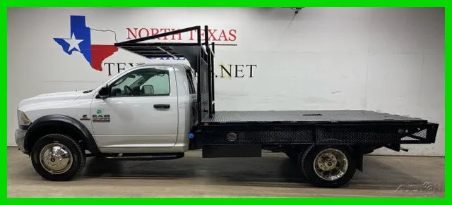 2018 Ram 5500 Chassis Cab Tradesman Flat Bed Diesel Dually Aisin Single Cab