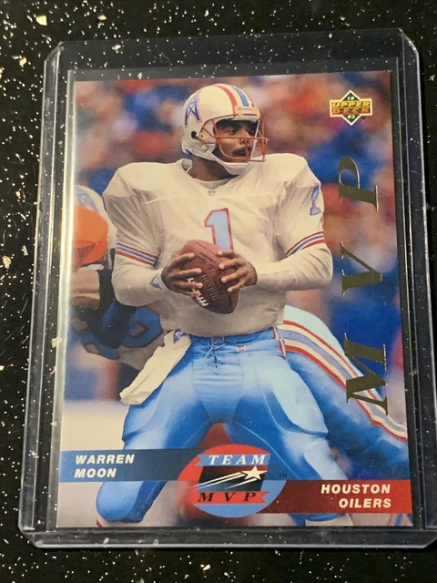 1993 Upper Deck Team MVP #TM19 WARREN MOON HOF Houston Oilers MT insert 🏈card!