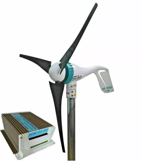 KARBON Air Speed 500W 12V o.24V Windgenerator,650W Hybrid Laderegler IstaBreeze®