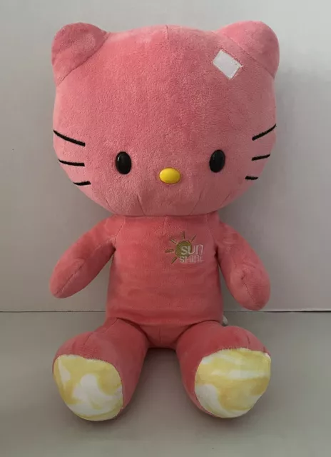 Build a Bear Sanrio Hello Kitty Pink Winking Plush 18 w Slippers Crochet  Dress