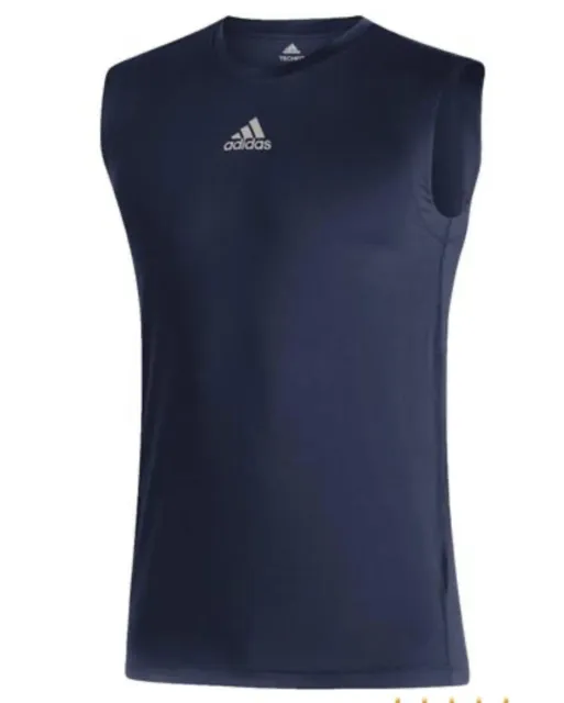 Adidas shirt Men's Alpha skin compression blue Tech fit size: S-2XL NWT