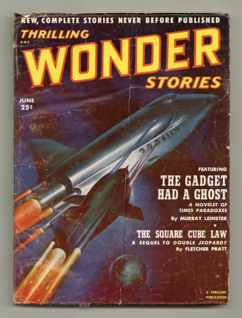 Thrilling Wonder Stories Pulp Jun 1952 Vol. 40 #2 GD/VG 3.0