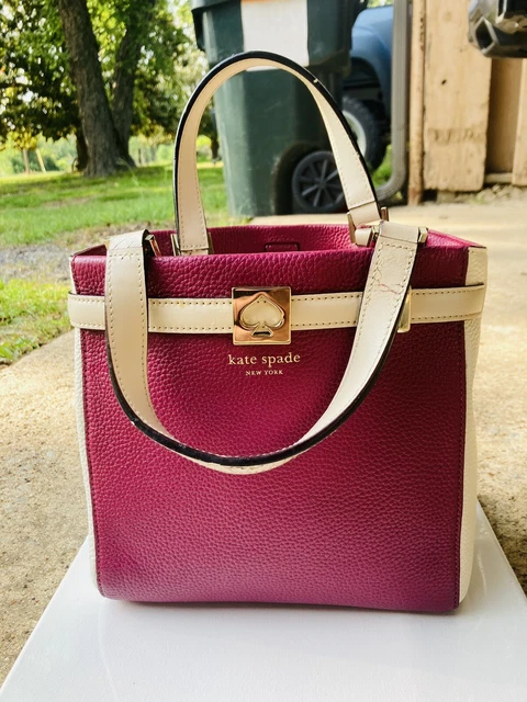Kate Spade Basket Bag Leo Houston Street Two Tone New But Has Issues W Handles