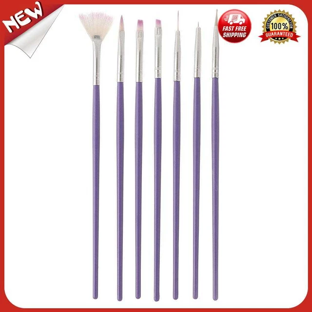 Reino Unido 7 piezas Manicura Diseño Pintura Pluma Gel Esmalte Constructor Tallar Arte en Uñas Cepillo