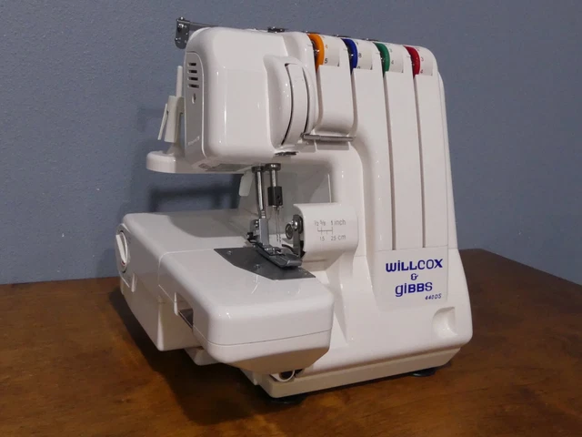 Sew Model WILLCOX & GIBBS 440DS Model Overlock Serger Sewing Machine w/ Pedal ...