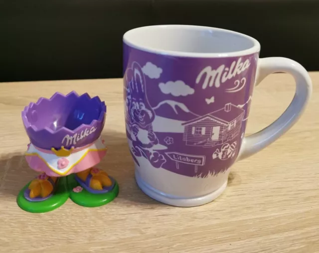 Milka Oster Tasse, Becher Edition N14 und Eierbecher