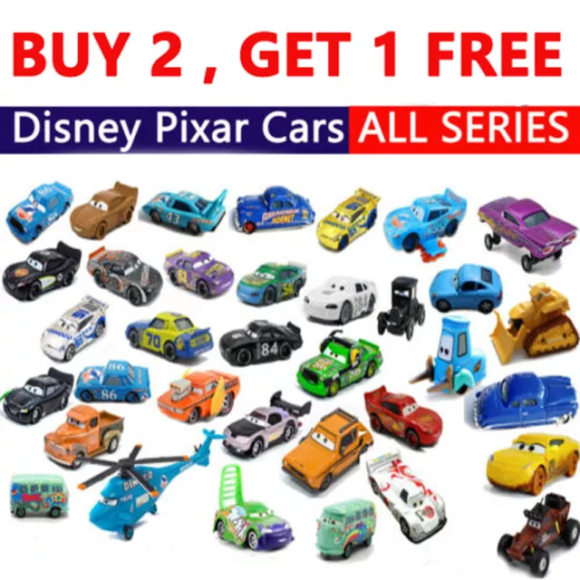 Disney Pixar Cars Lot Lightning McQueen 1:55 Diecast Model Car Toys Loose Gift