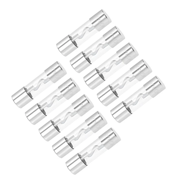 Fusibles cartouche 60A DC12V 10x38mm Soufflage Voiture Amplifier Verre 10Pcs