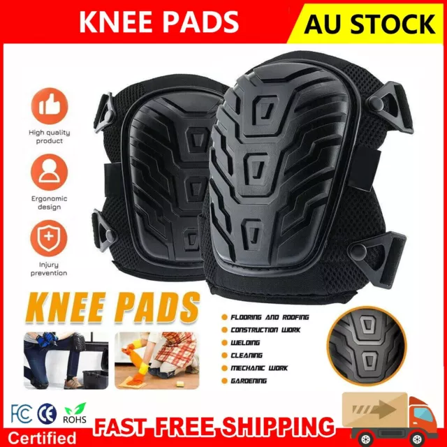 1 Pair Knee Pads Construction Professional Work Safety Comfort Gel Leg Protector