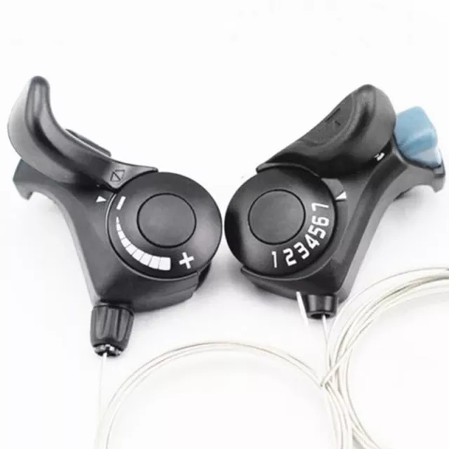 1 Pair Plastic 7/21 Speed Shift Lever Shifter Bike Bicycle Parts For MTB Bicycle