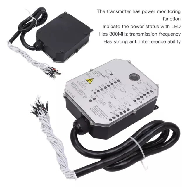 (AC24V)Crane Industrial Remote Control Waterproof LED Power Monitoring Easy