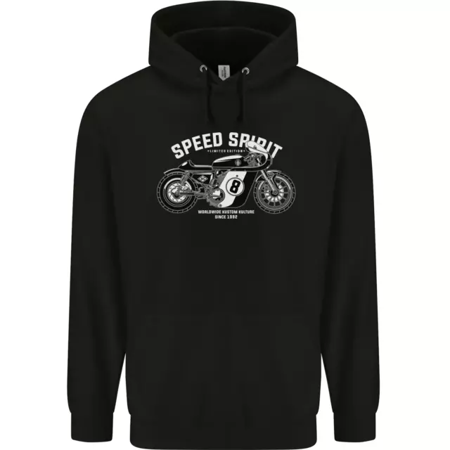 Kustom Kulture Cafe Racer Biker Motorbike Childrens Kids Hoodie
