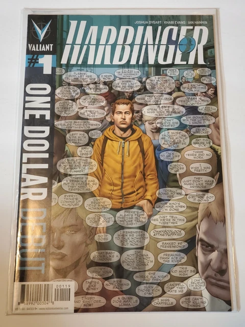 HARBINGER #1 VALIANT COMIC One Dollar Debut NM