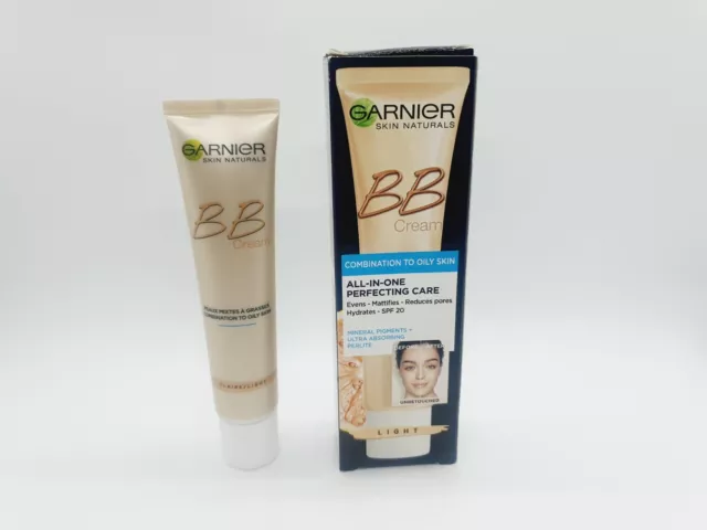 Garnier BB Cream Oil Free Miracle Skin Perfector Daily Moisturiser Light 40ml