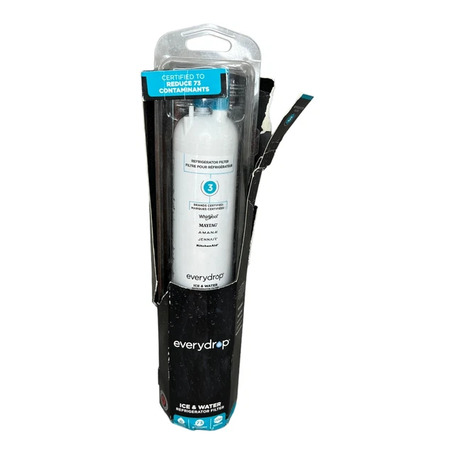 EVERYDROP BY WHIRLPOOL Ice and Water Refrigerator Filter 3 SinglePack