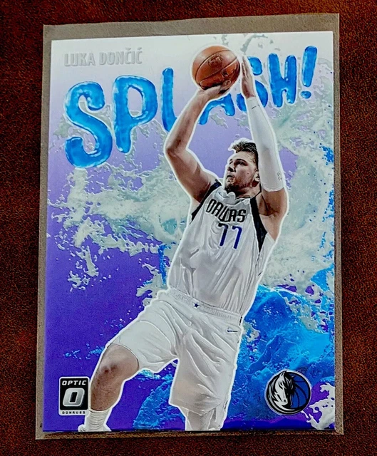 202122 LUKA DONCIC Optic Splash Silver Holo 4 NBA DALLAS