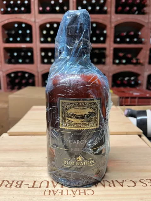 Rhum Rum Nation CARONI 1999 16 ANS  55° avec boite, la dernière