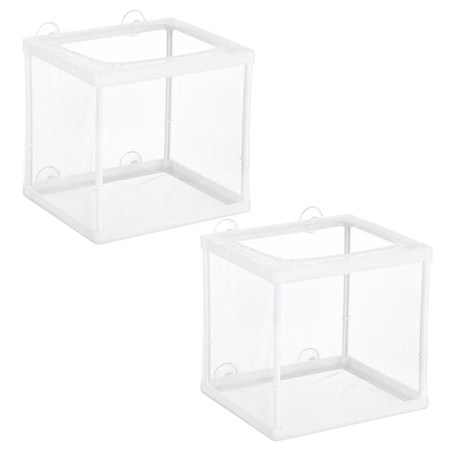 2pcs Aquarium Breeder Box Baby Fish Separator Fish Container