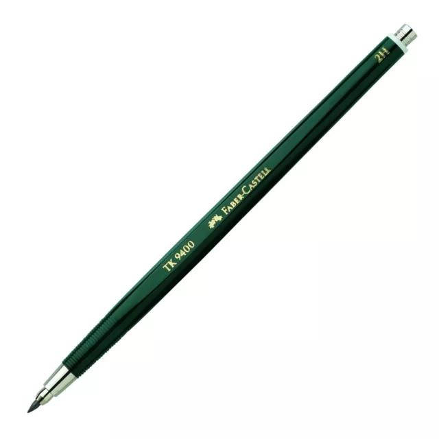 Faber-Castell TK9400 2mm 2H Clutch Pencil, Black Lead pencil