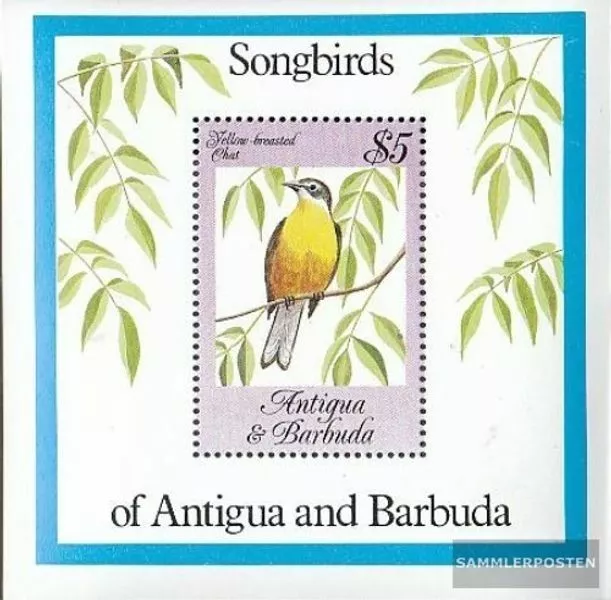 Antigua und Barbuda Block81 (kompl.Ausg.) postfrisch 1984 Singvögel