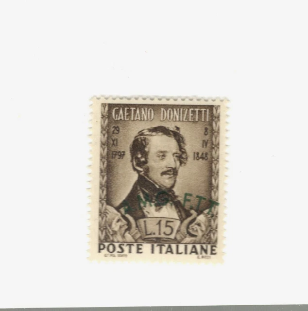 1948 Trieste ITALY SCOTT #34  GAETANO DONIZETTI MH