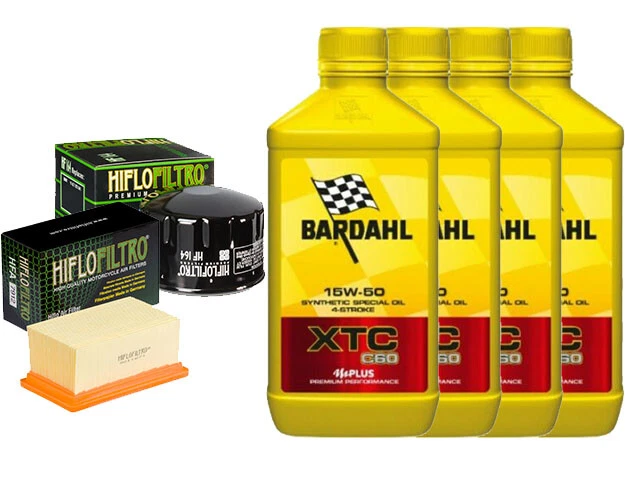 Tagliando Bmw R 1200 Gs 2004 2009 4 Litri Bardahl Xtc C60 15W50 Filtro Olio Aria