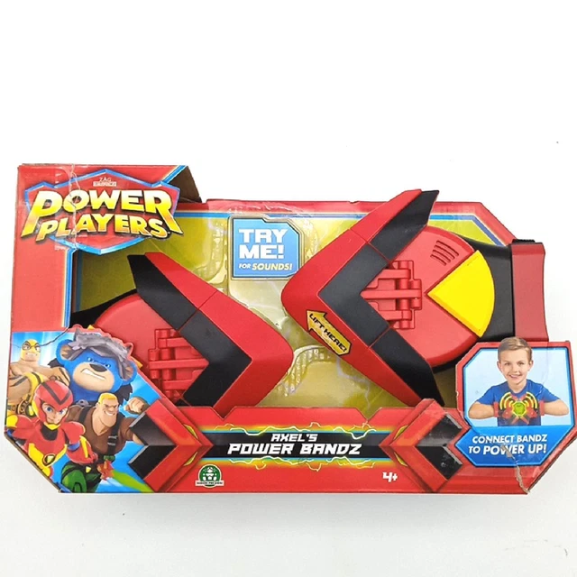 POWER PLAYER AXELS Power Bandz Ab 4 Jahre Power up Sound Licht Kinder