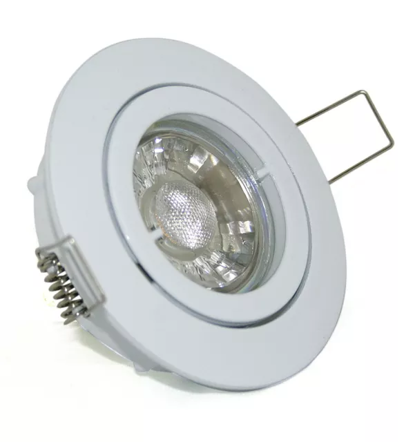 Schwenkbare Bajo NIEDERVOLT# Einbauspot 12V inkl. MR16 LED Leuchtmittel 5W=50W