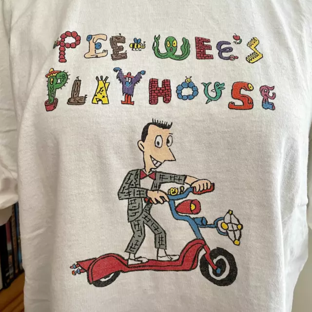 Pee Wees Playhouse Paul Reubens Gift For Fan  White Short Sleeve Shirt VC1185